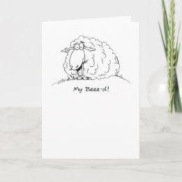 Minha Caricatura Má Belo Cartão de Aniversário Atr