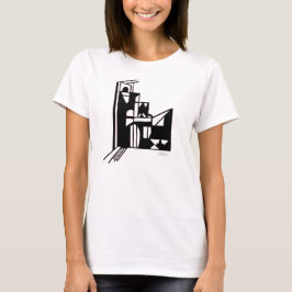 Minha Casa dos Irmãos B&W Camiseta feminina