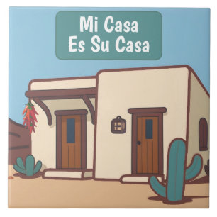 Minha Casa É Sua Casa Sinal de Casa de Adobe do De