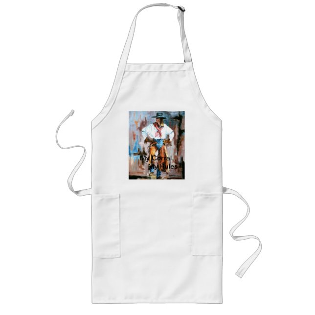 Minha cerca, meu no. 2 do design do avental das (Frente)