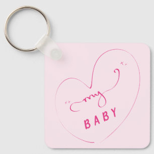 Minha Chaveiro de Bebê Chaveiro Fofo para Casal