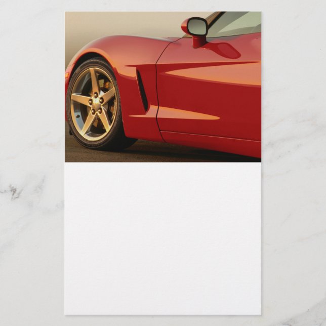 Minha corveta vermelha (Frente)