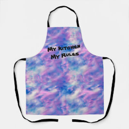 "Minha Cozinha, Minhas Regras" Impressão Apron