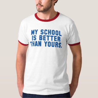 Minha escola é melhor do que sua camisa