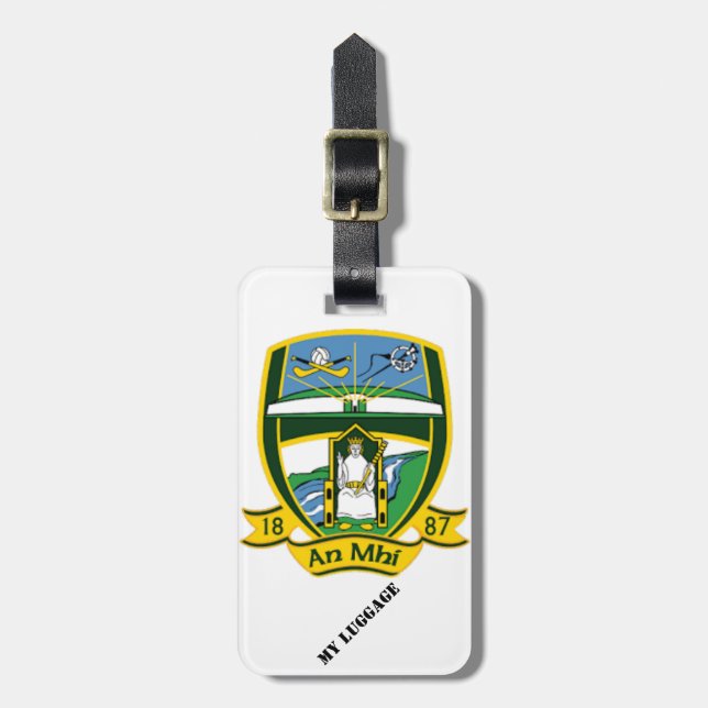Minha Etiqueta de Bagagem Condado Meath (Frente Vertical)