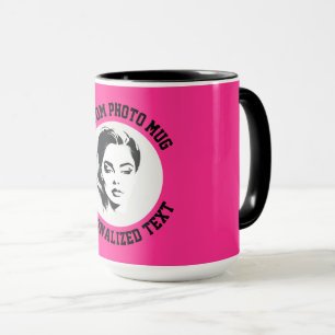 Minha Foto em uma Caneca Personalizada Grande Cor-