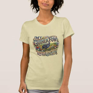 Minha Galinha D'angola Ama Camiseta Country