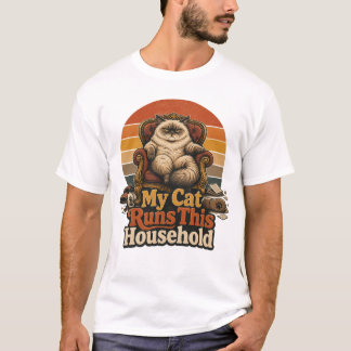Minha Gata Manda na Casa Camisa Engraçada para Don