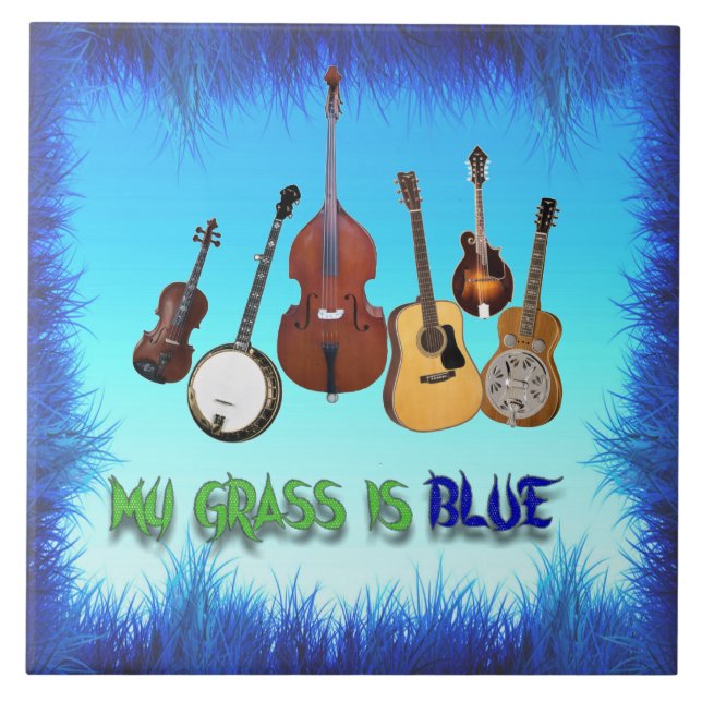 MINHA GRAMA É AZUL (Frente)