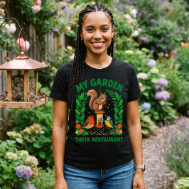 Minha Horta O Restaurante Deles Camiseta Esquilo E