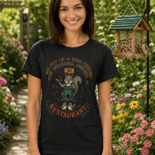 Minha Horta O Restaurante Deles Camiseta Esquilo E