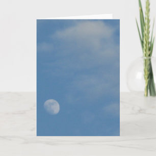Minha Lua do Dia - Cartão Personalizado de Saudaçã