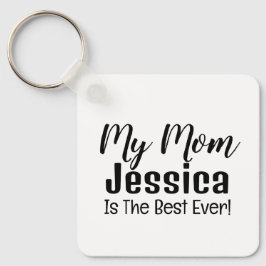 Minha Mãe É A Melhor Chaveiro De Dia de as mães