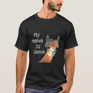 Minha Mãe É Llama Camisa de Mãe Amante de Alpaca
