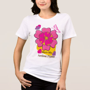 Minha Mãe Meu Design de Flor para Sempre 