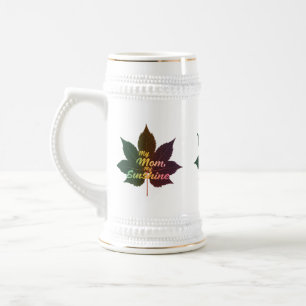 Minha mãe, minha luz do sol - Caneca de cerveja de