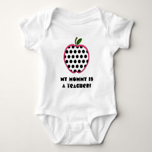 Minha mamãe é uma camisa do professor - bolinhas