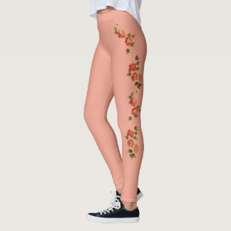 Minha Marca de Roupa Tatuagem Leggings Vintage Ros