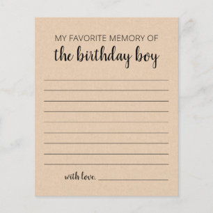 Minha Memória Favorita Do Aniversário