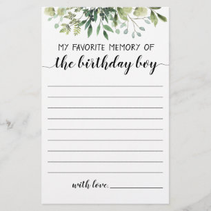 Minha Memória Favorita Do Aniversário