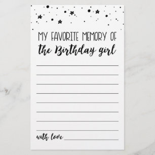 Minha memória favorita do jogo de aniversariante