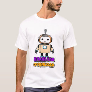 Minha Mente Tem Muitas Abas Abertas Camiseta Diver