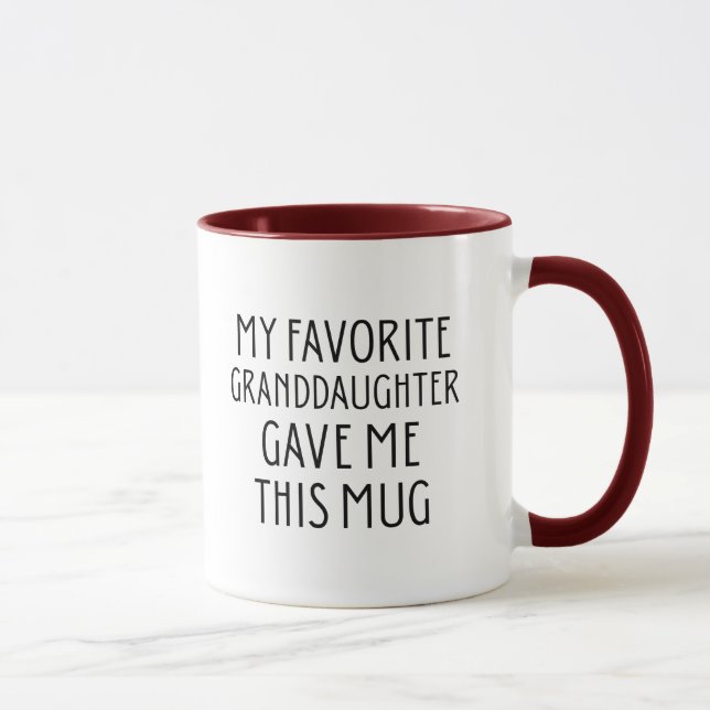 Minha neta favorita me deu esta caneca (Direita)