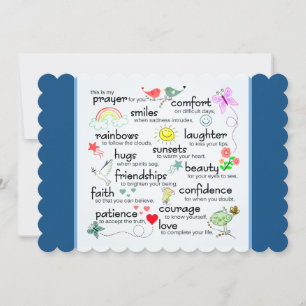 Minha Oração Por Você Azul clássico