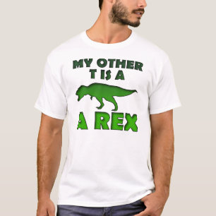 Minha Outra Cameta É Uma Camisa de Dinossauro Engr