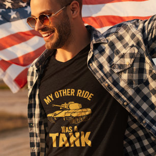 Minha Outra Viatura Era Um Tanque Camiseta de Vete