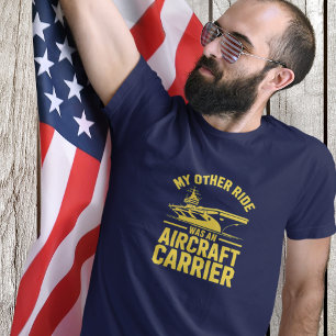 Minha Outra Viatura Porta-Aviões Camiseta de Veter