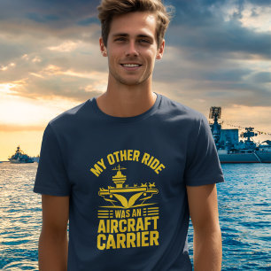 Minha Outra Viatura Porta-Aviões Camiseta Veterano