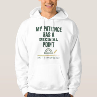 Minha Paciência Tem Um Ponto Decimal Camiseta De M