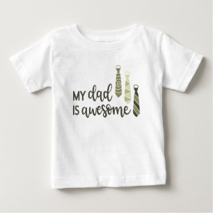 Minha Pai É Uma Camiseta Fantástica De Bebê