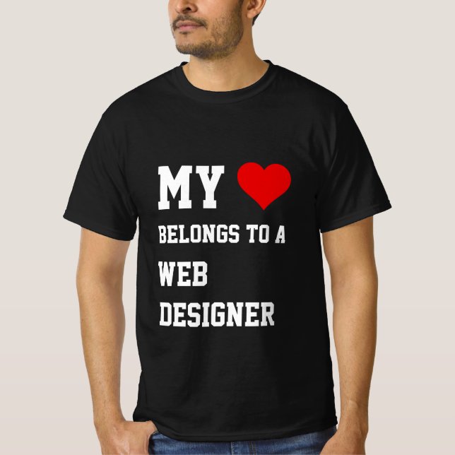 Minha Pertença A Uma Camisa De T-Designer (Frente)