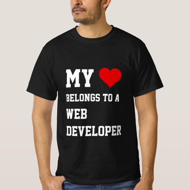 Minha Pertença A Uma Camiseta De Desenvolvedores D (Frente)