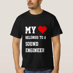 Minha Pertence A Uma Camisa De Engenheiro De Som