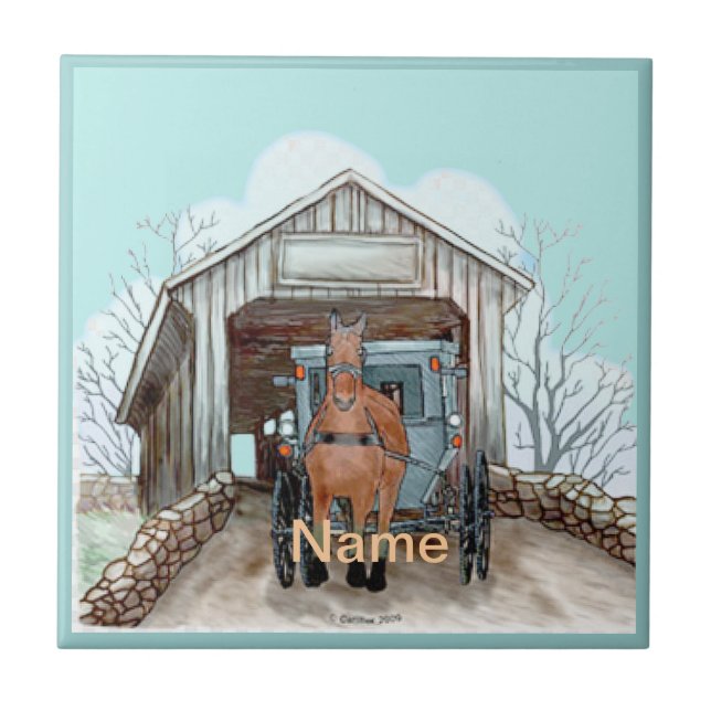 Minha ponte coberta pelo Amish (Frente)