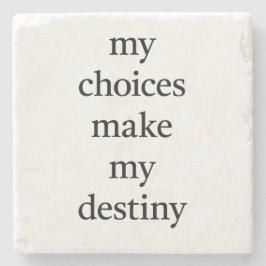 Minha Porta copos de Pedra Marble de Destino