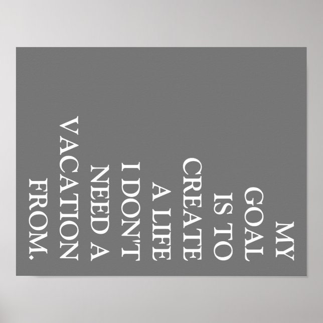 MINHA POSTER DE OBJETIVO POR GINA (Frente)