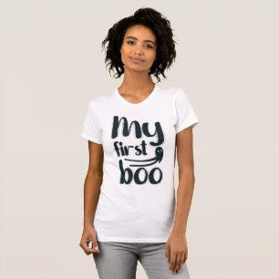 Minha Primeira Boo Camiseta Feminina de Halloween 
