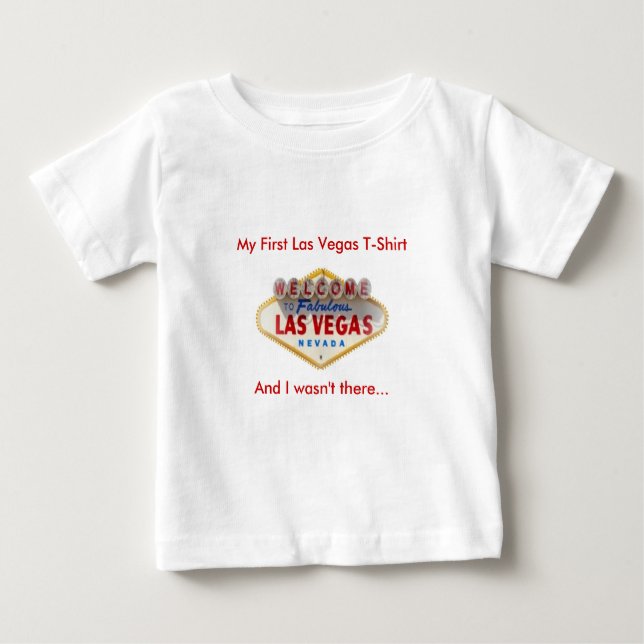 Minha primeira camisa de Las Vegas, e eu não estav (Frente)