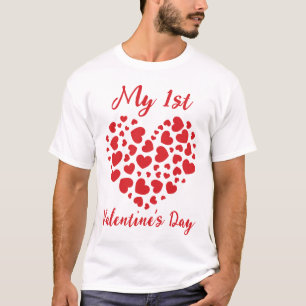 Minha Primeira Camiseta de Dia de os namorados