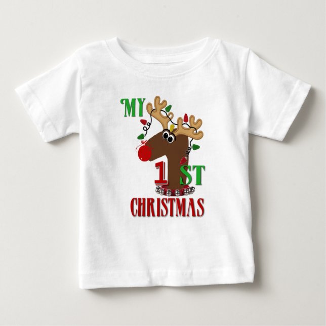 Minha Primeira Camiseta de Natal (Frente)