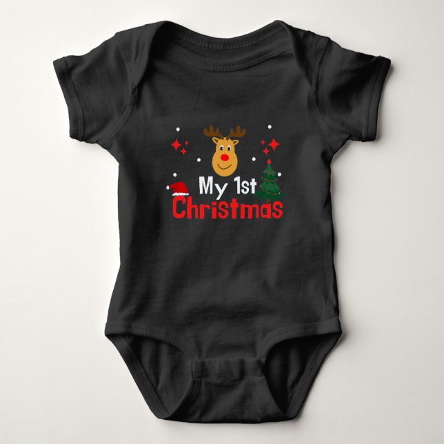 Minha primeira camiseta de Natal Toddler (Frente)