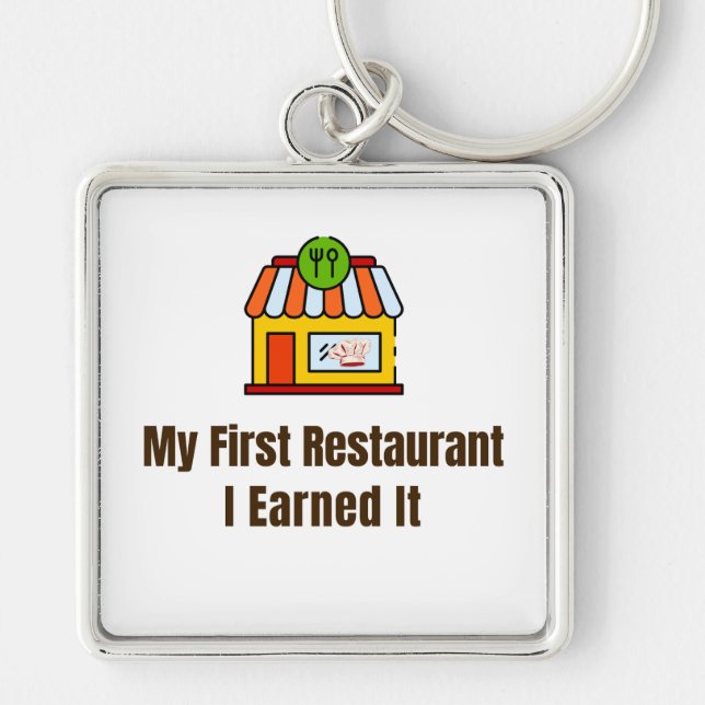 Minha Primeira Chaveiro de Restaurante – Eu Conseg (Frente)