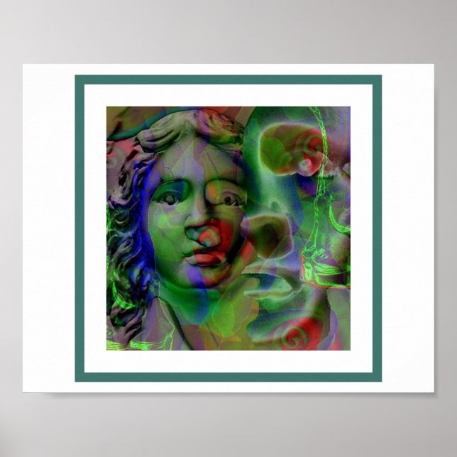 Minha própria fotografia e Poster de arte de compu (Frente)