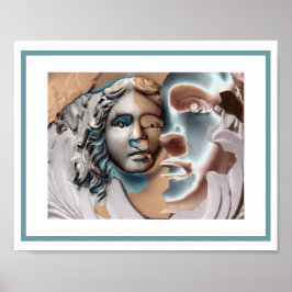 Minha própria fotografia e Poster de arte de compu