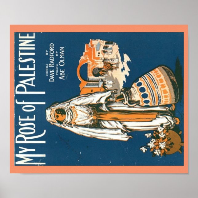 Minha Rosa da Palestina poster (Frente)