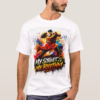 Minha Rua, Meu Ritmo camiseta dançante casal
